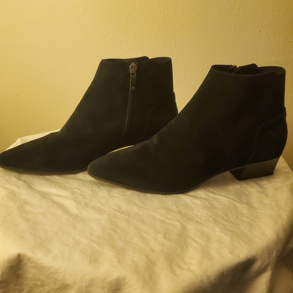 Aquatalia suede booties
